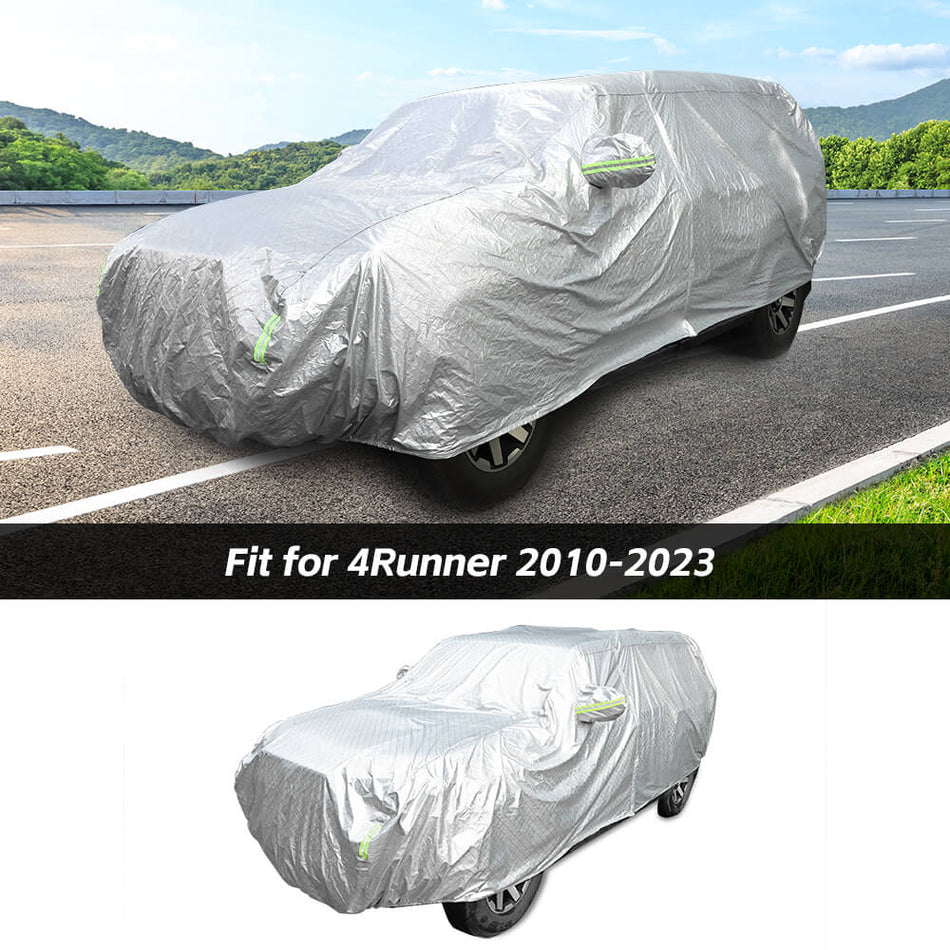 For 2010-2023 Toyota 4Runner Car Cover SUV Waterproof Outdoor Rain UV Snow Dust Resistant
