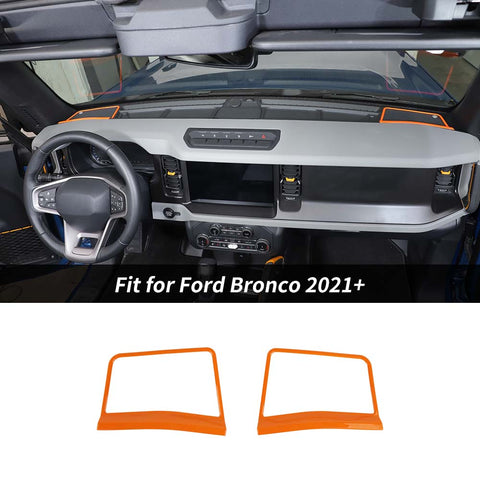 A pillar Horn Speaker Frame Cover Trim Bezels For Ford Bronco 2021+ Accessories | CheroCar