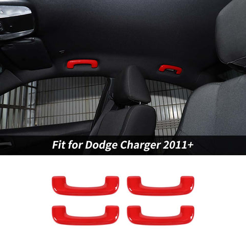 Interior Top Grab Handle Cover Trim Decoration For Dodge Charger  2011+ Accessories | CheroCar