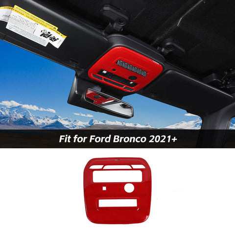 Front Reading Light Panel Trim Cover For Ford Bronco 2021+ Accessories | CheroCar