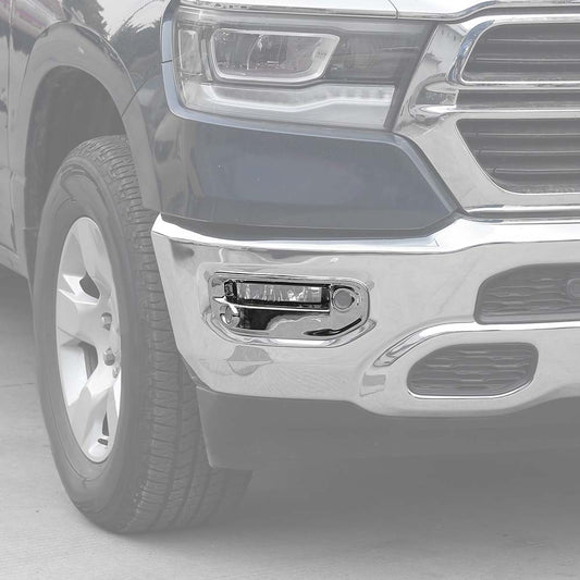 Car Front Fog Light Lamp Cover Trim Decor For Dodge RAM 1500 2018+ Accessories | CheroCar