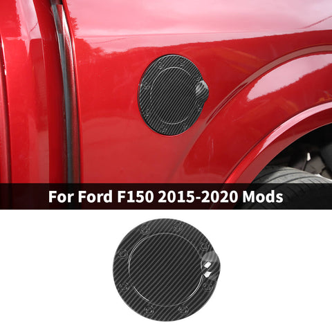 For 2015-2020 Ford F150 Exterior Door Fuel Tank Cover Filler Gas Cap Trim