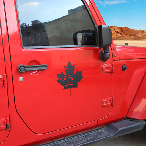 For Universal Car Canadian Flag Car Decal Sticker
