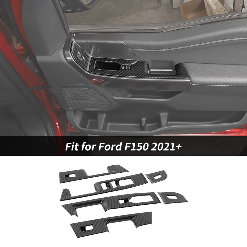 For 2021+ Ford F150 Window Lift Switch Panel Frame Trim Cover