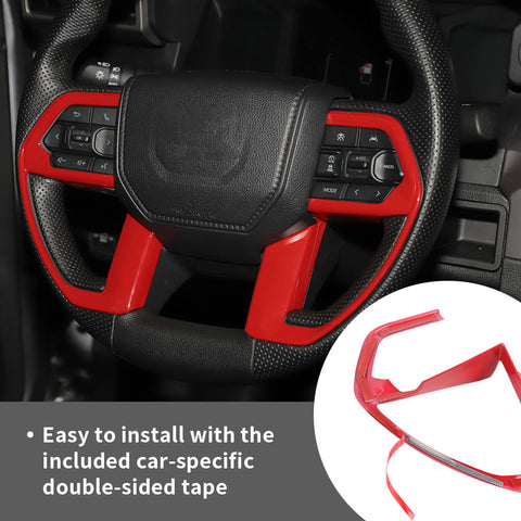 For 2024+ 4Runner Steering Wheel Button Frame Cover Trim