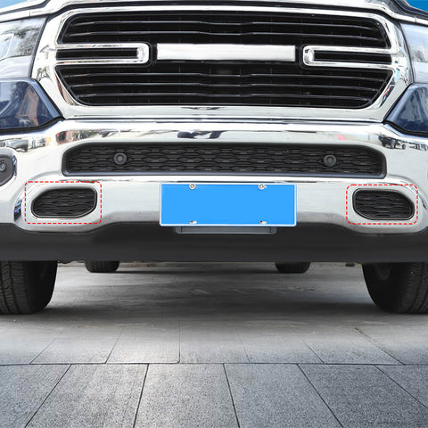 For 2018+ Dodge RAM Front Bumper Grille Cover Trim Frame Decor