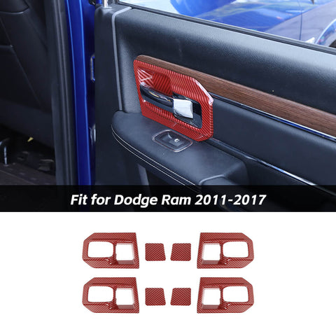 Interior Door Handle Bowl Trim Cover Decor For Dodge Ram 2011-2017 Accessories | CheroCar