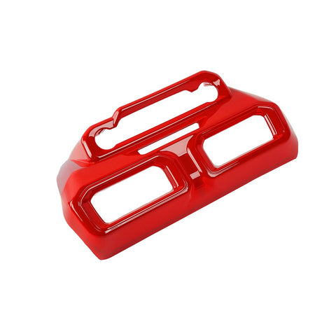 For Ford Mustang 2024-2025 Red Mustang Center Console Air Vent Outlet Frame Cover