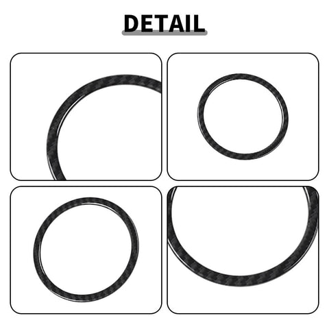 For 2017+ Chevrolet Camaro Steering Wheel Central Ring Trim Decor Cover