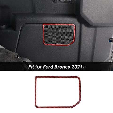 Rear Cargo Trunk Speaker Horn Trim Cover Decor For Ford Bronco 2021+ Accessories | CheroCar