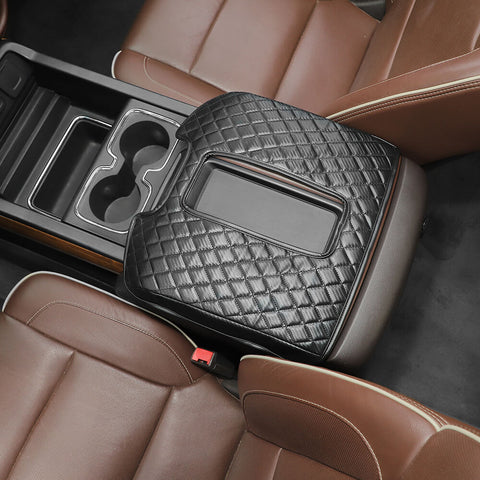 For 2014-2017 Chevy Silverado/GMC Sierra/Suburban/GMC YUKON/Tahoe Console Armrest Box Storage Protector Cover