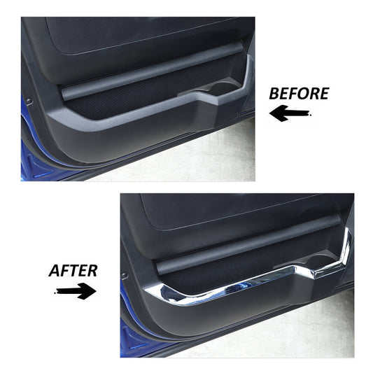 Front/Rear Door Storage Box Trim Decor Strip For Dodge RAM 1500 2010-2017 Accessories｜CheroCar