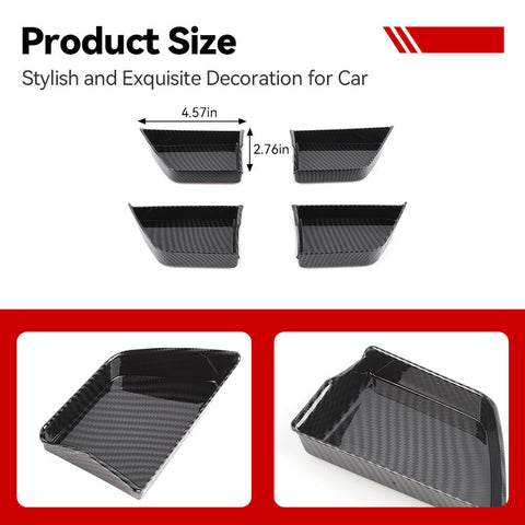 For 2024+ 4Runner Interior Door Handle Bowl Panel Cover Trim