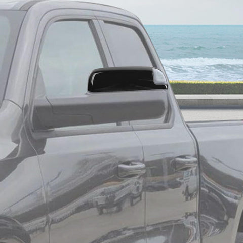 For 2018+ Dodge Ram Towing Mirror Top Half Cover Trim W/Turn Signal Cut-Outs