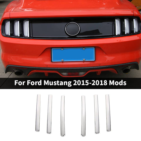 For Ford Mustang 2015-2018 Mustang Taillight Trim Chrome