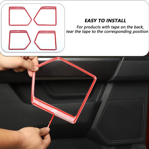 Interior Door Speaker Horn Frame Trim Cover Bezel For Ford F150 2021+ Accessories | CheroCar