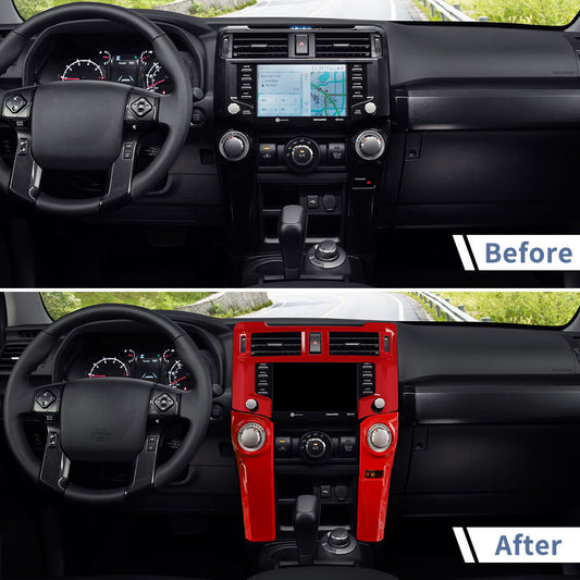 For 2020-2023 Toyota 4Runner Central Navigation Panel Air Conditioner Cover Trim