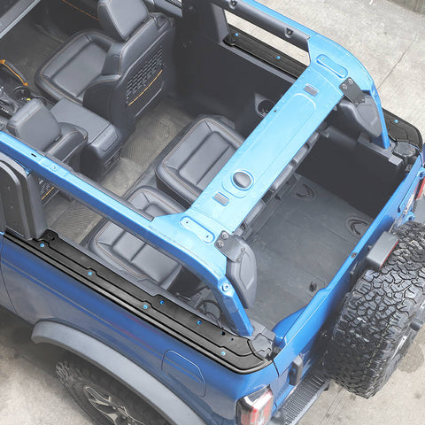 For 2021+ Ford Bronco 2Dr/4Dr Black Car Roof Mounting Hole Pad Cover