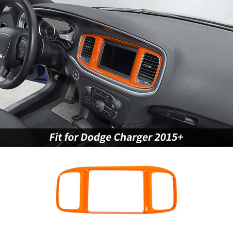 Console Navigation GPS Panel Decor Cover Trim for Dodge Charger 2015+ Accessories | CheroCar