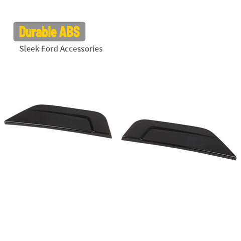 For 2021+ Ford F150 Smoked Black Front Fog Light Lamp Cover Trim Shell Guard