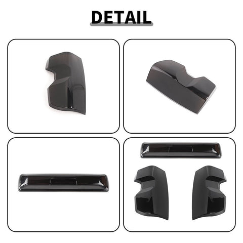 For 2023+ Chevy Colorado Smoked Black High Brake Light Taillight Lamp Cover Trim