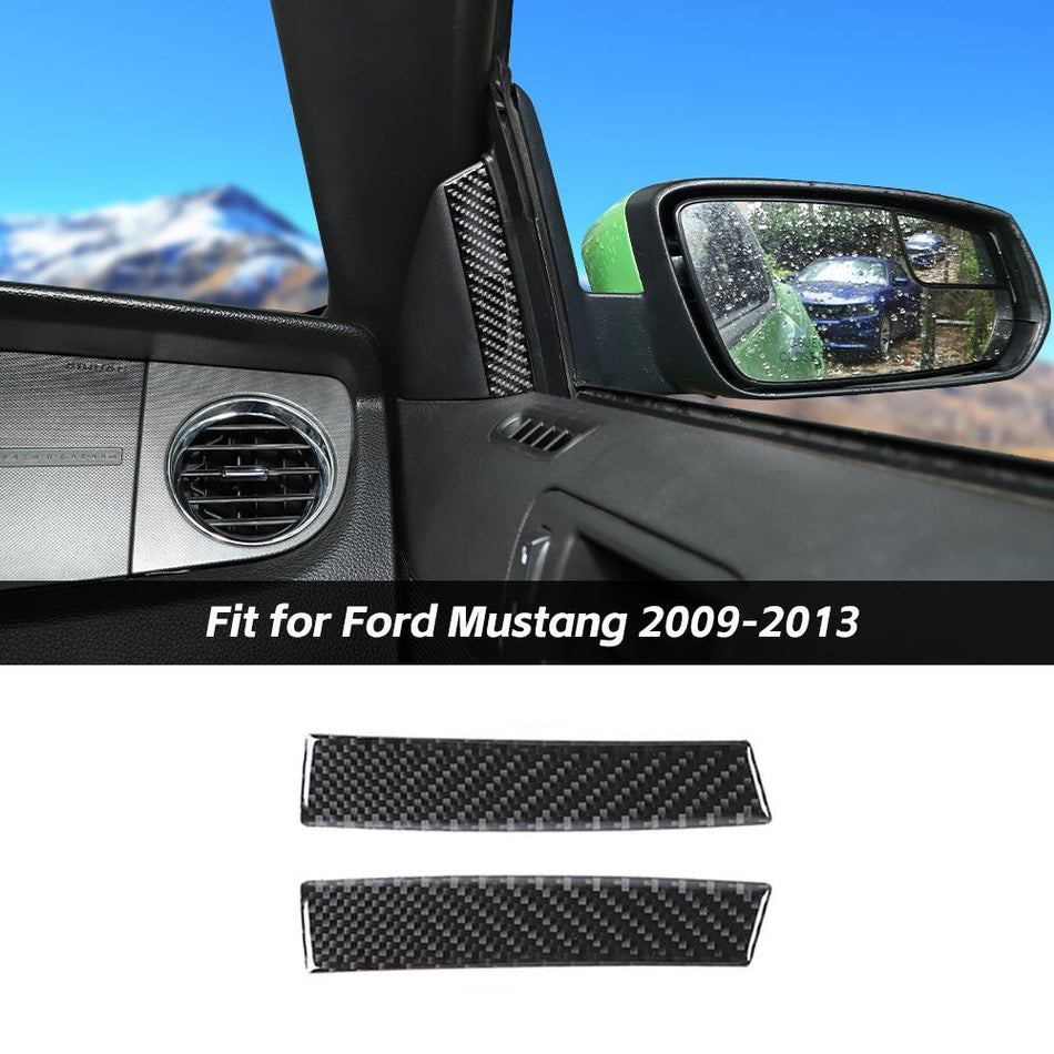 For 2009-2013 Ford Mustang Interior A-Pillar Decor Decal Trim