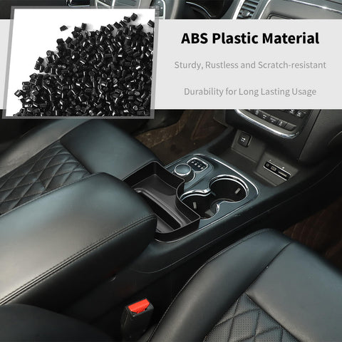 For 2014-2020 Dodge Durango Center Console Organizer Gear Shift Storage Box Tray