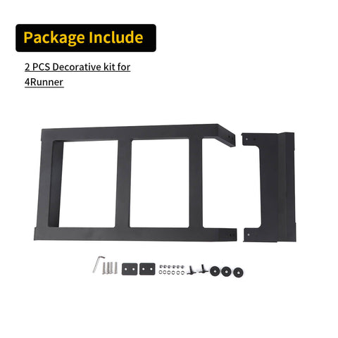 For 2010-2023 4Runner Rear Window Climbing Roof Rack Ladder Accessories