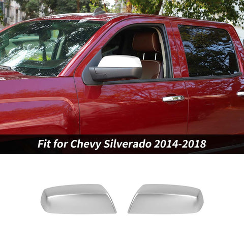 Side Rearview Mirror Decor Cover Trim For Chevy Silverado/GMC Sierra 2014-2018 Accessories | CheroCar