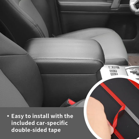 For 2010-2023 4Runner Center Console Armrest Box Leather Protector Cover