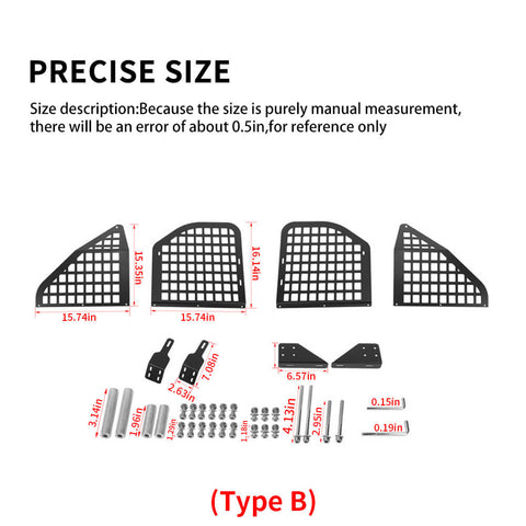 For 2010-2023 Toyota 4Runner Rear Cargo Rack Trunk Shelf Luggage Storage Carrier