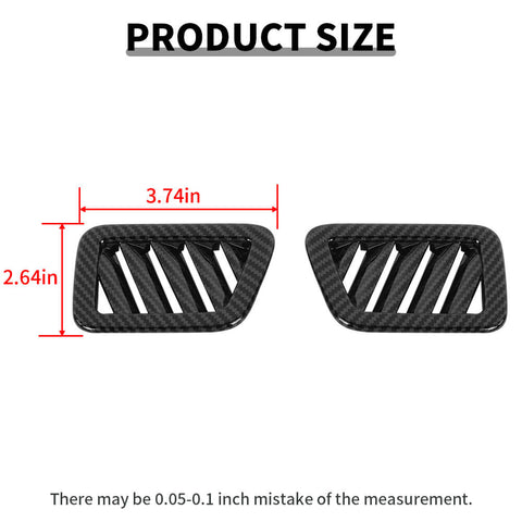 For 2023+ Chevy Colorado/GMC-CANYON Center Console Side Air Vent Cover Trim