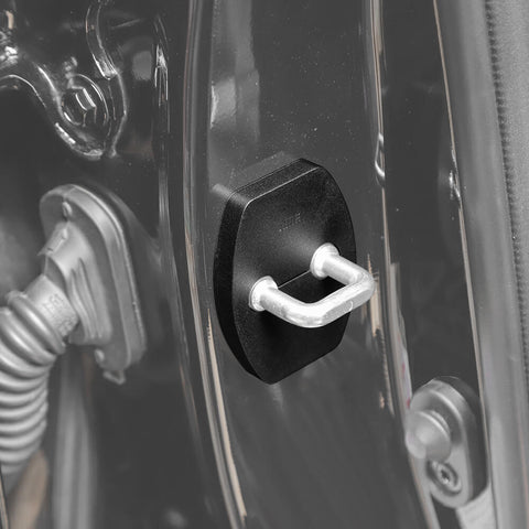 For 2010-2023 Toyota 4Runner 4 x Black Door Lock Protector Buckle Cover Trim