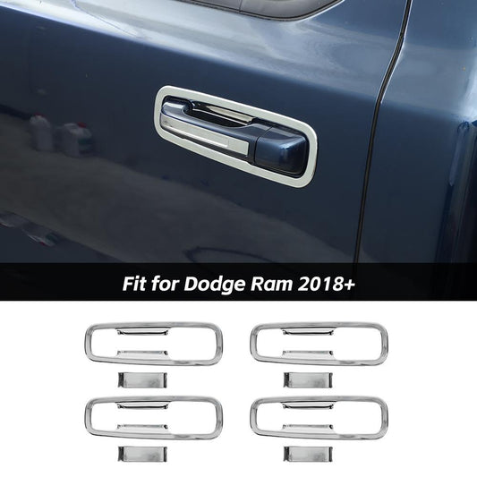 Exterior Door Handle Bowl Cover Trim Decor For Dodge Ram 2018+ Accessories | CheroCar