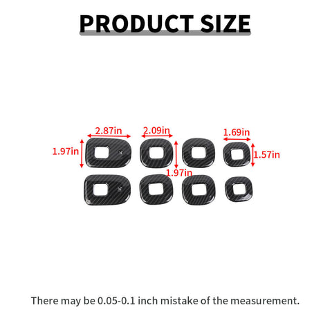 For 2018+ Dodge RAM Car Roof Horn Ring/Reading Light Trim Cover