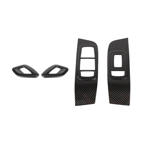For 2015+ Dodge Challenger Car Inner Door Handle Window Switch Panel Trim Cover