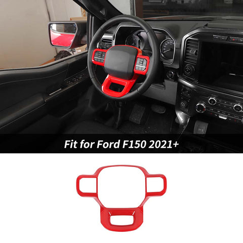 For 2021+ Ford F150 Steering Wheel Cover Trim