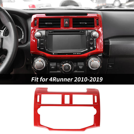 For 2010-2019 Toyota 4Runner Interior Central Control GPS Navigation Panel Frame Cover Trim
