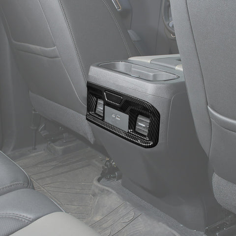For 2022+ Chevrolet Silverado/GMC Sierra Rear Air Vent Outlet Panel Cover Trim B Style