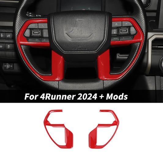 For 2024+ 4Runner Steering Wheel Button Frame Cover Trim