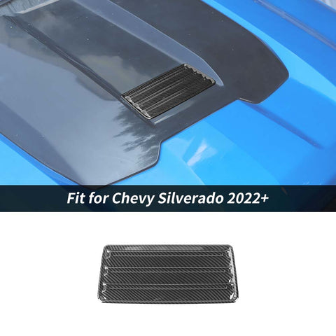 Hood Scoop Panel Decor Cover Bezel For Chevy Silverado 1500 2022+ Accessories | CheroCar