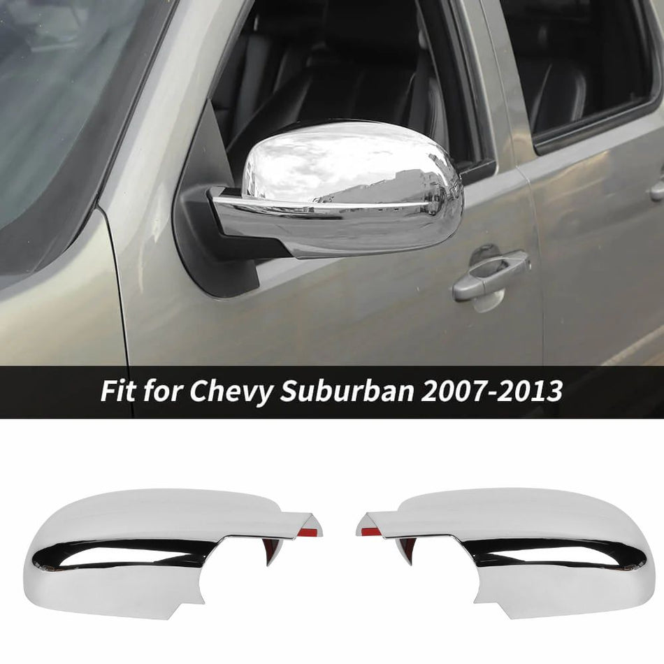 For 2007-2013 Chevy Suburban /Avalanche /Silverado /Tahoe & GMC-YUKON/SIREEA Rearview Mirror Shell Cover Trim Full-Cover