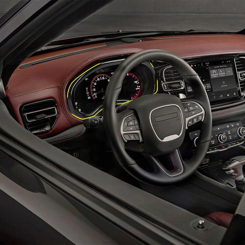 For 2021+ Dodge Durango Dashboard Panel Cover Trim Instrument Frame