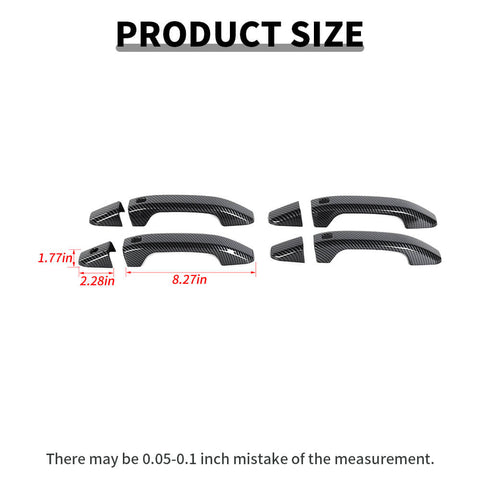 For 2014-2018 Chevy Silverado/GMC Sierra/2014-2019 Suburban/GMC YUKON/Tahoe Outer Door Handle Shell Cover Trim 4 Door