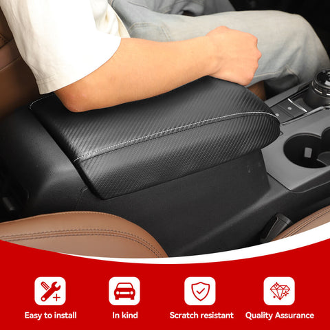 For 2021+ Ford Bronco Sport Console Armrest Storage Box Panel Trim Decor Cover