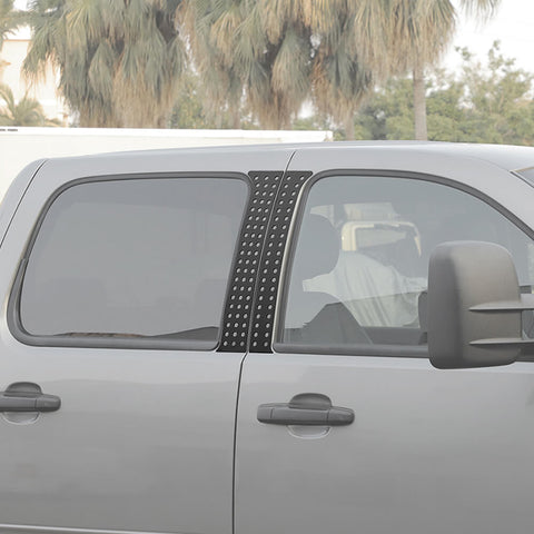 For 2007-2013 Chevy Avalanche/Silverado/GMC-SIERRA Window Center Pillar Posts Panel Trim Cover