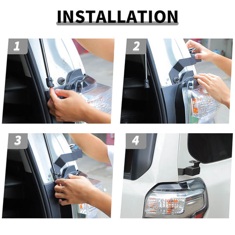 For 2010-2023 4Runner Side Rear Tailgate Antenna Bracket Mount Holder