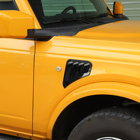 For 2021+ Ford Bronco Leaf Plate Air Vent Outlet Cover Trim Moldings