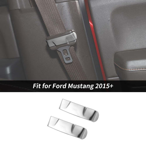 For 2015+ Ford Mustang & 2015-2020F150 Seat Belt Buckle Decor Cover Trim