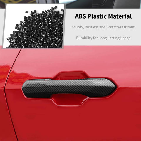 For 2024+ Ford Mustang Door Handle Cover Trim Decor Protector Shell Guard